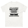 T-shirt blanc Les Meilleurs Sont Guadeloupeens