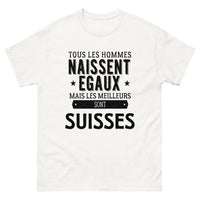 Thumbnail for T-shirt blanc Les Meilleurs Sont Suisses
