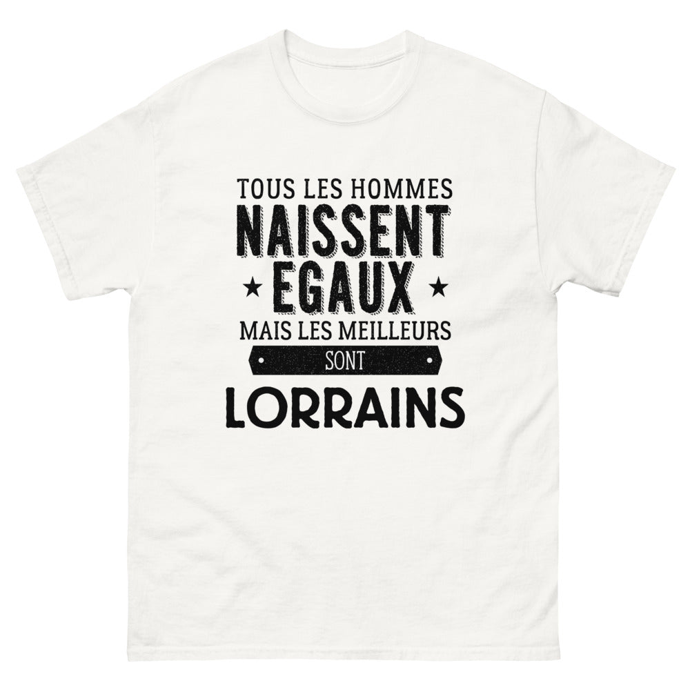 T-shirt blanc Les Meilleurs Sont Lorrains