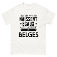 Thumbnail for T-shirt blanc Les Meilleurs Sont Belges