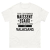 T-shirt blanc Les Meilleurs Sont Valaisans