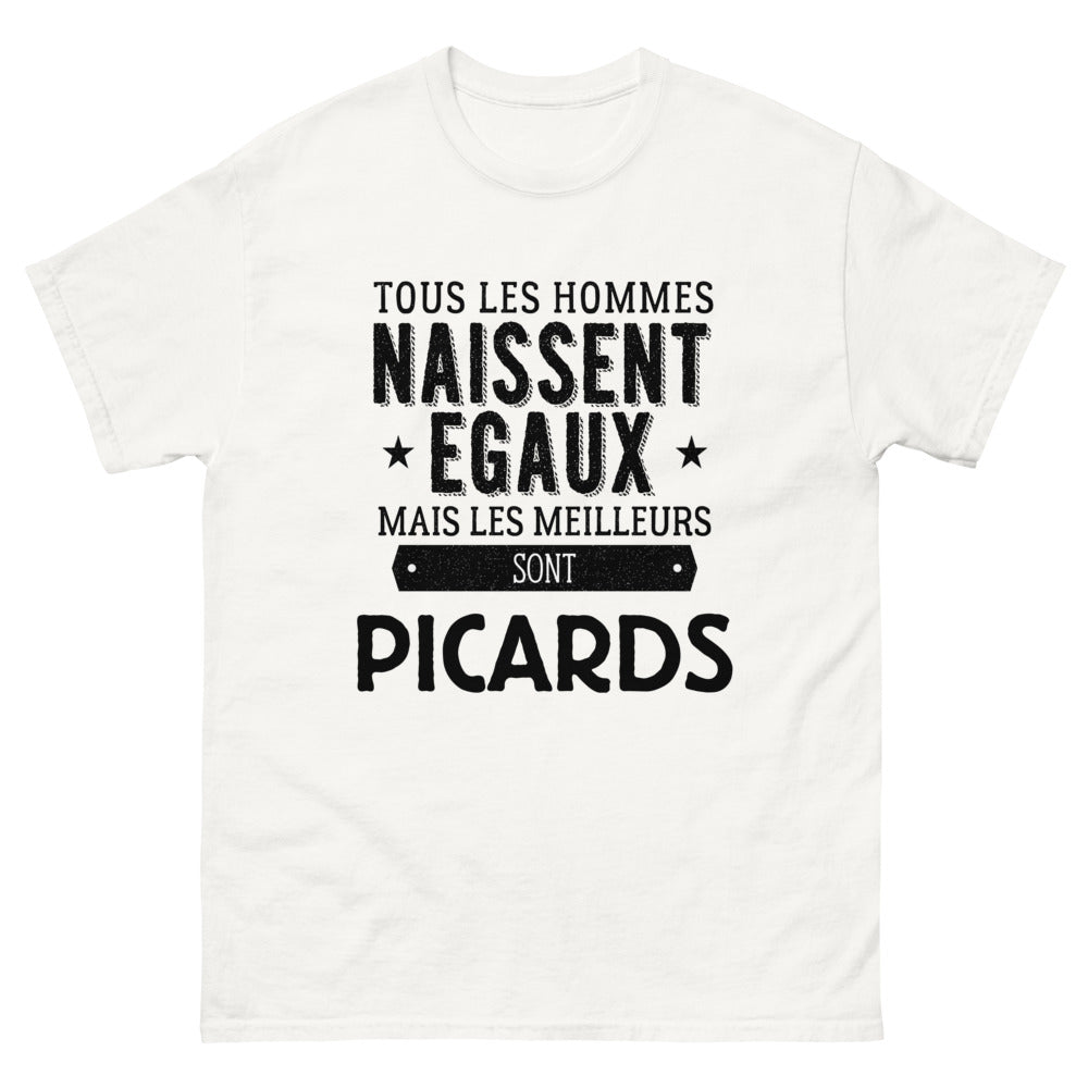 T-shirt blanc Les Meilleurs Sont Picards