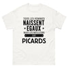 T-shirt blanc Les Meilleurs Sont Picards
