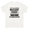 T-shirt blanc Les Meilleurs Sont Correziens