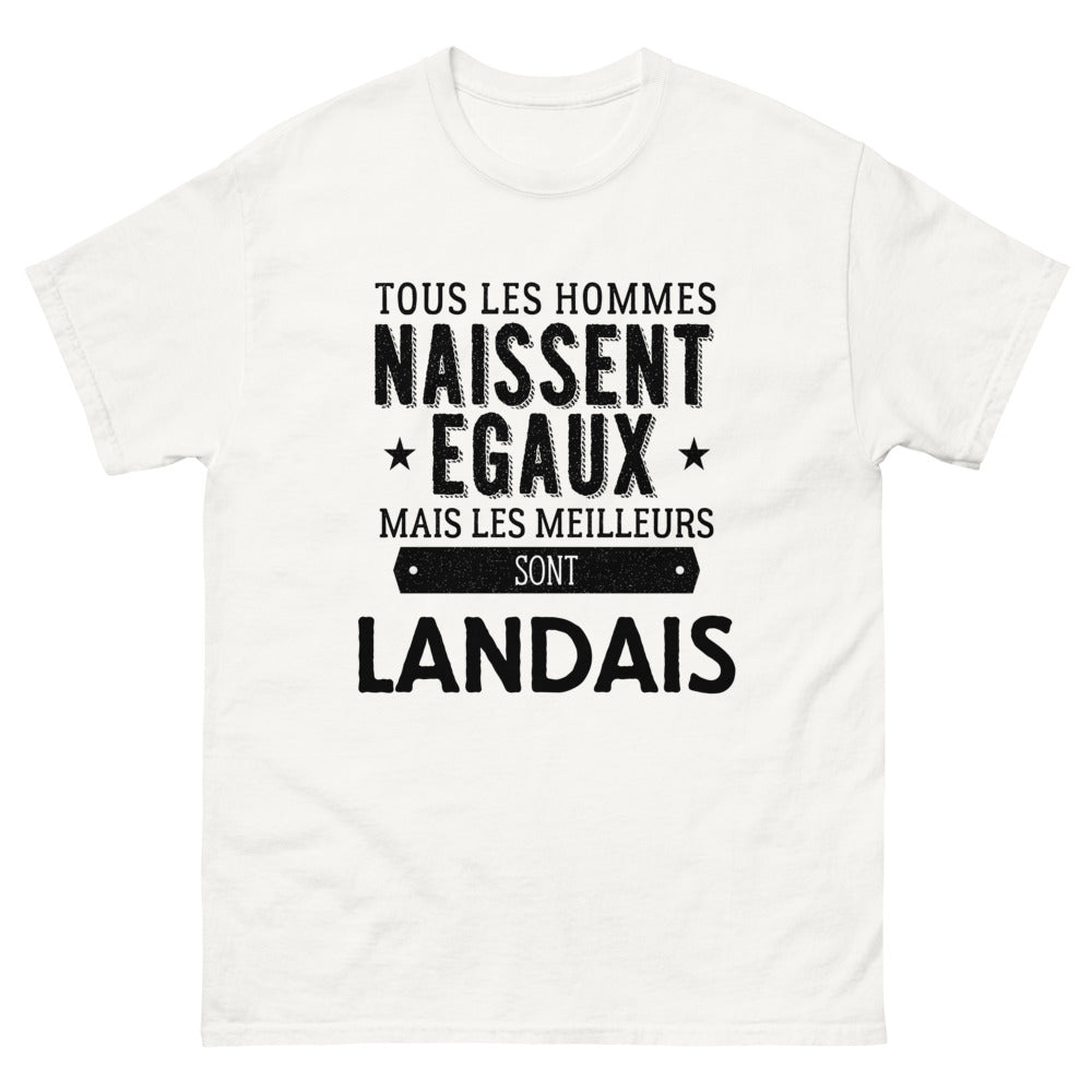 T-shirt blanc Les Meilleurs Sont Landais