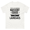 T-shirt blanc Les Meilleurs Sont Landais