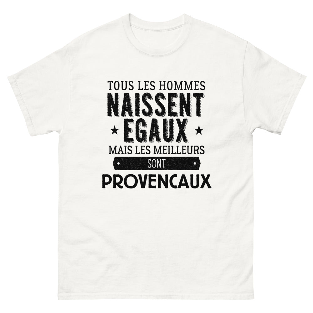 T-shirt blanc Les Meilleurs Sont Provencaux