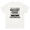 T-shirt blanc Les Meilleurs Sont Provencaux