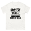 T-shirt blanc Les Meilleurs Sont Berrichons