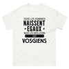 T-shirt blanc Les Meilleurs Sont Vosgiens