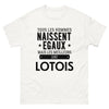T-shirt blanc Les Meilleurs Sont Lotois