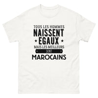 Thumbnail for T-shirt blanc Les Meilleurs Sont Marocains