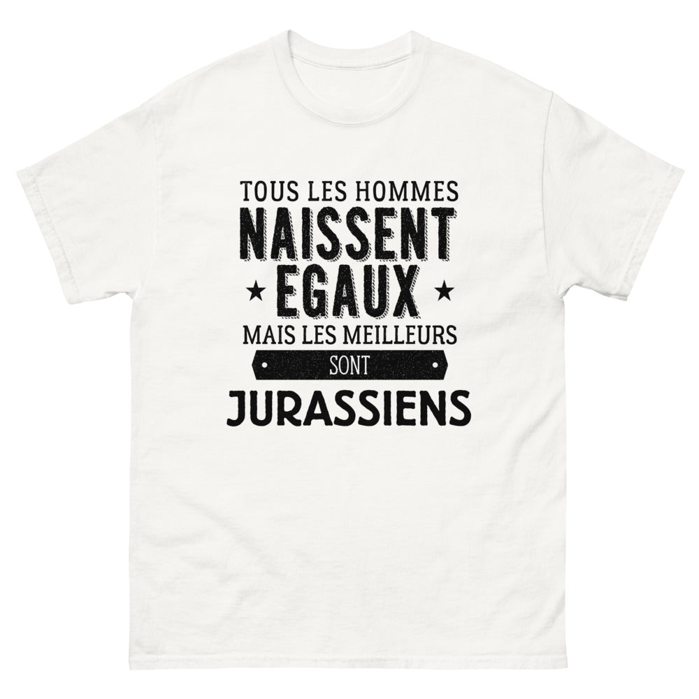 T-shirt blanc Les Meilleurs Sont Jurassiens