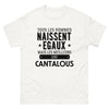 T-shirt blanc Les Meilleurs Sont Cantalous