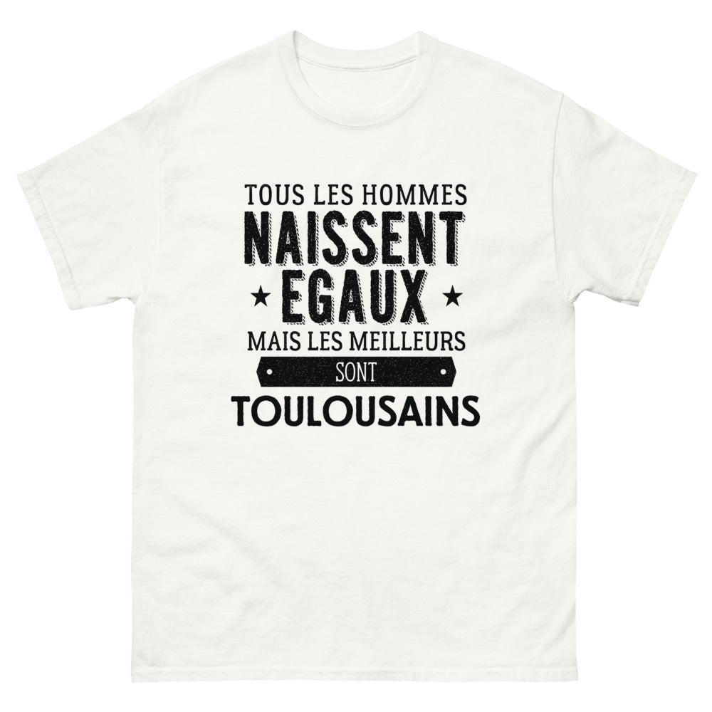 T-shirt blanc Les Meilleurs Sont Toulousains