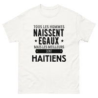 Thumbnail for T-shirt blanc Les Meilleurs Sont Haitiens