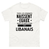 T-shirt blanc Les Meilleurs Sont Libanais