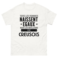 Thumbnail for T-shirt blanc Les Meilleurs Sont Creusois