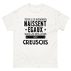 T-shirt blanc Les Meilleurs Sont Creusois