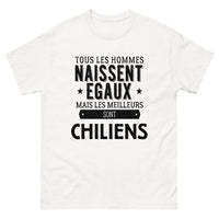 Thumbnail for T-shirt blanc Les Meilleurs Sont Chiliens