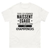 T-shirt blanc Les Meilleurs Sont Champenois