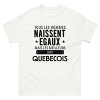 Thumbnail for T-shirt blanc Les Meilleurs Sont Quebecois