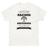 Il ne faut jamais oublier ses racines BRETONNES - T-shirt blanc