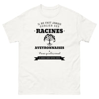Thumbnail for Il ne faut jamais oublier ses racines AVEYRONNAISES - T-shirt blanc