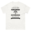 Il ne faut jamais oublier ses racines ROUMAINES - T-shirt blanc