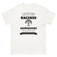 Thumbnail for Il ne faut jamais oublier ses racines ARIÉGEOISES - T-shirt blanc