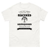Il ne faut jamais oublier ses racines ARIÉGEOISES - T-shirt blanc