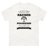 Il ne faut jamais oublier ses racines POLONAISES - T-shirt blanc