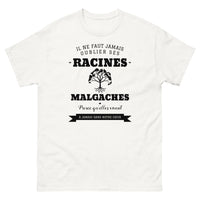 Thumbnail for Il ne faut jamais oublier ses racines MALGACHES - T-shirt blanc