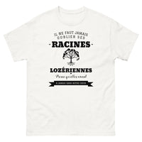 Thumbnail for Il ne faut jamais oublier ses racines LOZÉRIENNES - T-shirt blanc