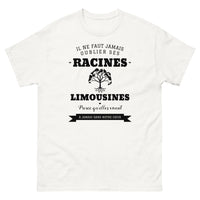 Thumbnail for Il ne faut jamais oublier ses racines LIMOUSINES - T-shirt blanc