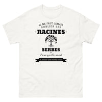 Thumbnail for Il ne faut jamais oublier ses racines SERBES - T-shirt blanc