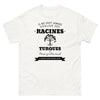 Il ne faut jamais oublier ses racines TURQUES - T-shirt blanc