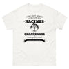 Il ne faut jamais oublier ses racines GHANÉENNES - T-shirt blanc