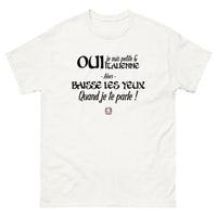 Thumbnail for Oui je suis petite et Italienne - T-shirt blanc