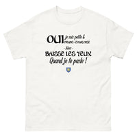Thumbnail for Oui je suis petite et Franc-comtoise - T-shirt blanc