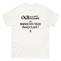 Thumbnail for Oui je suis petite et Roumaine - T-shirt blanc