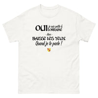 Thumbnail for Oui je suis petite et Lorraine - T-shirt blanc
