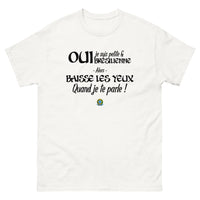 Thumbnail for Oui je suis petite et Brésilienne - T-shirt blanc