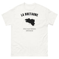 Thumbnail for T-shirt La Bretagne, là où mon histoire commence - T-shirt blanc