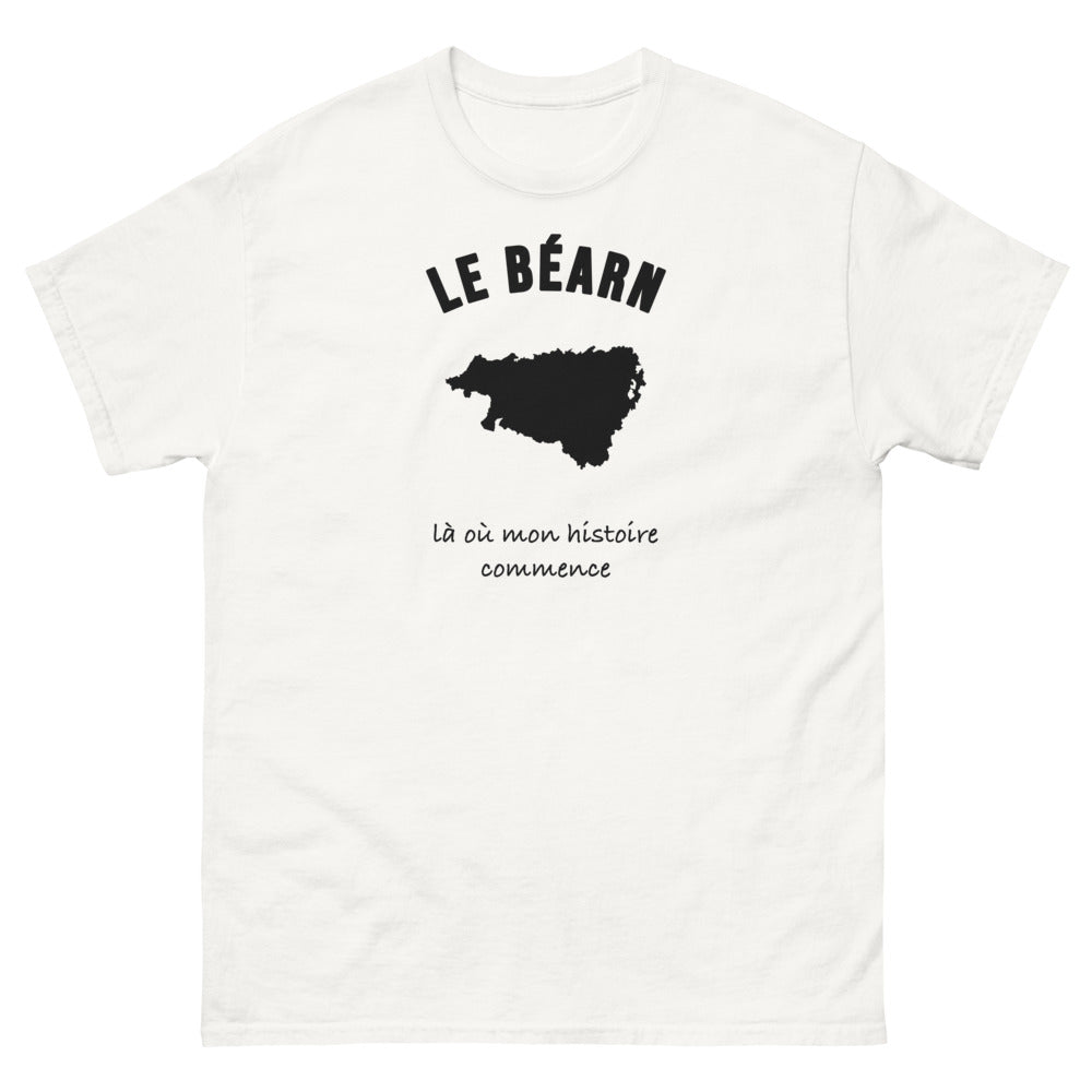 T-shirt Le Béarn, là où mon histoire commence - T-shirt blanc