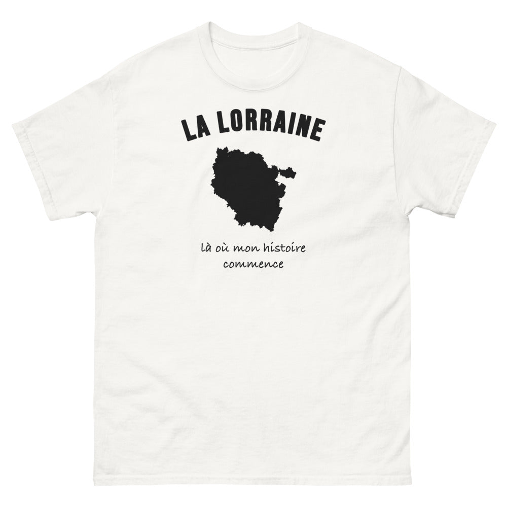 T-shirt La Lorraine, là où mon histoire commence - T-shirt blanc