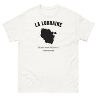 Thumbnail for T-shirt La Lorraine, là où mon histoire commence - T-shirt blanc
