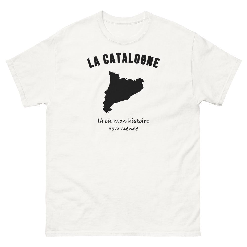 T-shirt La Catalogne, là où mon histoire commence - T-shirt blanc