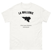 Thumbnail for T-shirt La Wallonie, là où mon histoire commence - T-shirt blanc