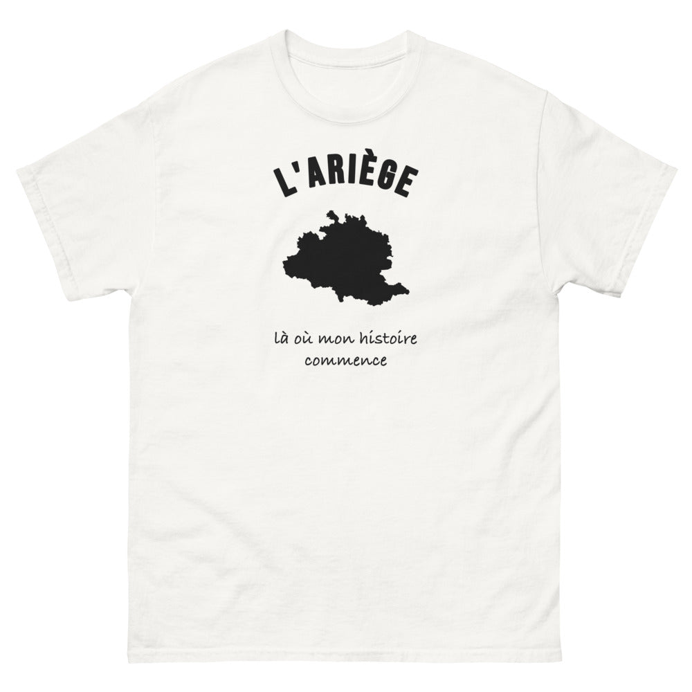 T-shirt L'Ariège, là où mon histoire commence - T-shirt blanc